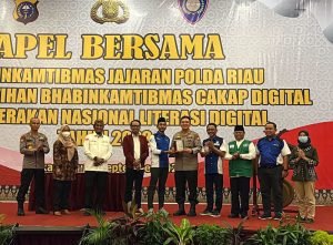 Kolaborasi Kemenkominfo, Bhabinkamtibmas Riau Diajak Cakap Digital