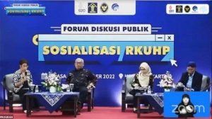 Sosialisasi RKUHPdi Wilayah 3T diikuti Ratusan Peserta Secara Daring