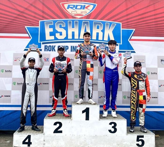 Pembalap Riau Rafa Dypo Tampil Trengginas di Seri 1 Kejurnas Gokart