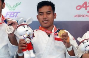 Blind Judo Sapu Bersih Emas Hari Pertama APG 2023