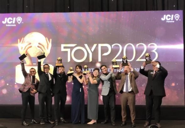 TOYP, Ten Outstanding Young Person merupakan acara rutin tahunan JCI Indonesia yang bertujuan mengapresiasi dengan memberikan penghargaan kepada para pemimpin muda yang membentuk masa depan Indonesia.(Sumber:Istimewa)