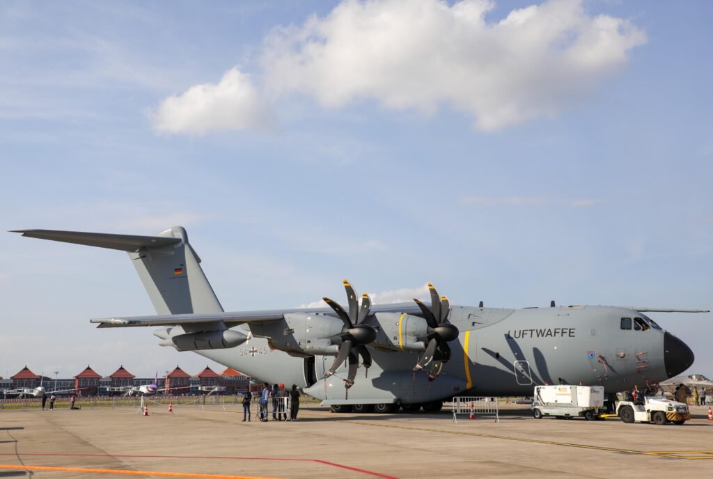 Pesawat Militer Jerman Airbus A400M Hadir di Bali International Airshow